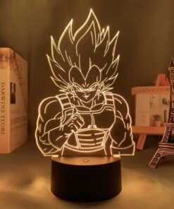 Anime Vegeta 3D Led Night Light Dragon Ball Z Table Lamp